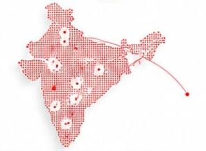 India Distribution Map